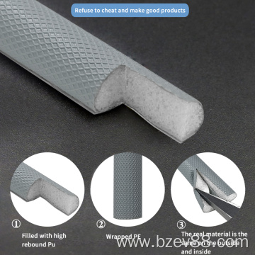 PU foam non-deformable rubber strip